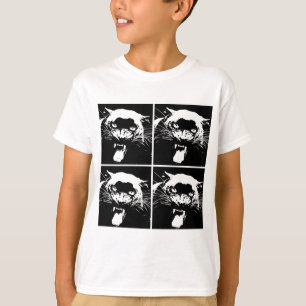 Black & White Jaguar Tee Shirt