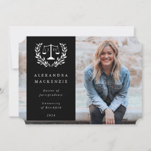 Black + White JD Law skalar Laurel Wandeans Photo Meddelande