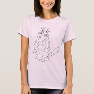 Black@White Kat Rest for women Rosa T Shirt