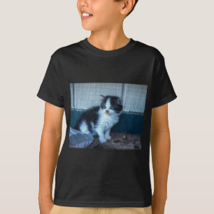 Black + White Kitten T-shirt