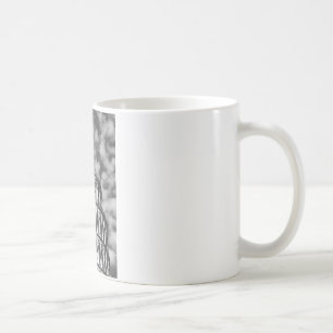 Black White Leaning Torn i Pisa Italien Kaffemugg