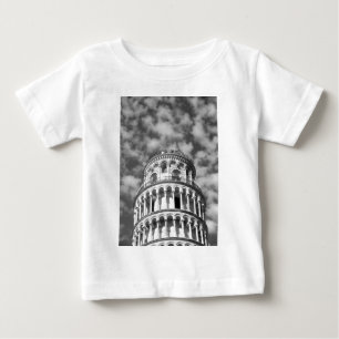 Black White Leaning Torn i Pisa Italien Tröja