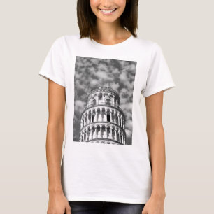 Black White Leaning Torn i Pisa Italien Tröja