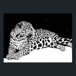 Black White Leopard Poster pop Art Vild Animal<br><div class="desc">Ansikte i Leopard Poster utskrifter - Motivational Courage / Confidence Pop Art Leopard Head / Porträtt Digital Animal Artwork - Leopard Ögon Pop Art Image</div>