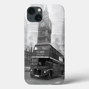 Black White London Buss Big Ben