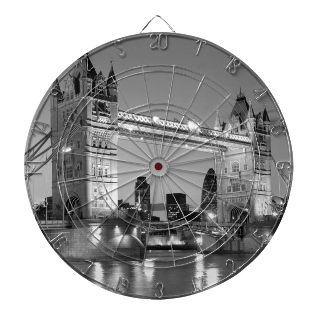 Black White London Torn Bridge Piltavla (Framsidan)