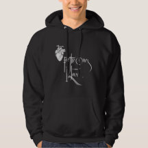 Black & White Love Hoodie