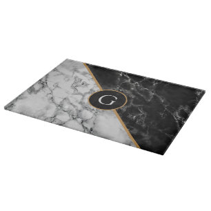 Black White Marble CEG Board Personlig Gift