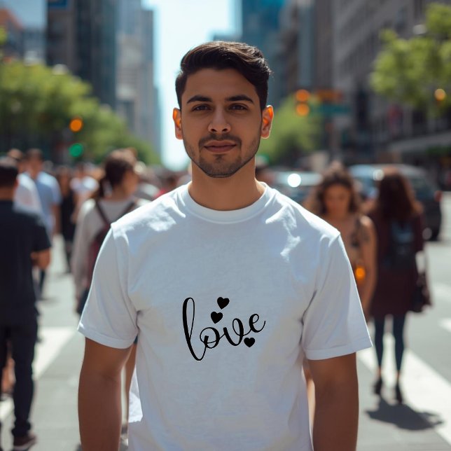 Black & White Men's T-Shirt (Skapare uppladdad)