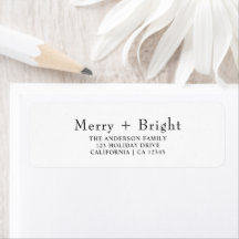 Black White Merry Bright Jul-Returadress