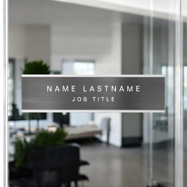 Black White Modern Elegant Professionell Classy