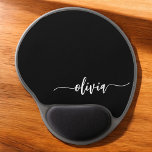 Black White Modern Minimalist Elegant Monogram Gel Musmatta<br><div class="desc">Vi presenterar vår moderna svartvita, minimalistiska monogramsamling: Enkelhet och sofistikering med våra minimalistiska utformningar, böjda för att sakta lyfta upp stil. Den här samlingen är skapad med ett stort öga för modern estetik och har en elegant svart och vit design som förstärks av monogram för personlig. Från chic till mångsidiga...</div>