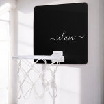 Black White Modern Minimalist Elegant Monogram Mini-Basketkorg<br><div class="desc">Vi presenterar vår moderna svartvita, minimalistiska monogramsamling: Enkelhet och sofistikering med våra minimalistiska utformningar, böjda för att sakta lyfta upp stil. Den här samlingen är skapad med ett stort öga för modern estetik och har en elegant svart och vit design som förstärks av monogram för personlig. Från chic till mångsidiga...</div>