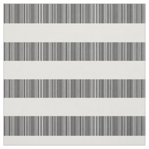 Black White Modern Rand Fabric Tyg