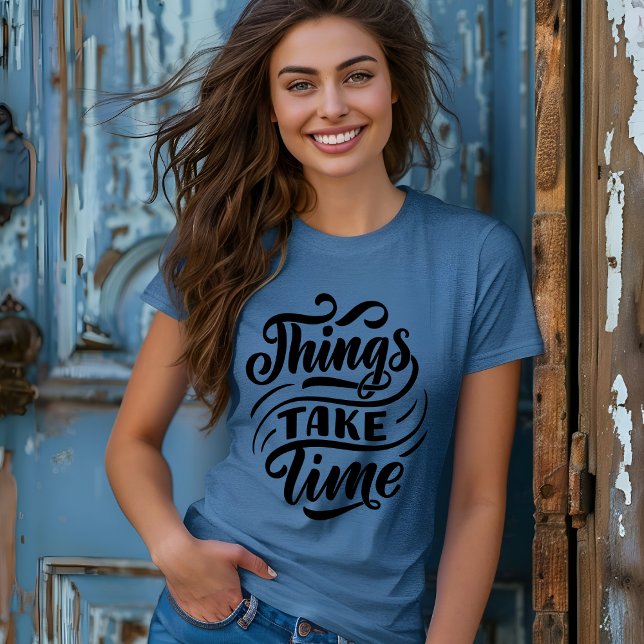 Black White Modern Typography T-shirt (Skapare uppladdad)