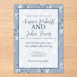Black & White Modern Wedding Invitation