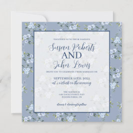 Black & White Modern Wedding Invitation Inbjudningar