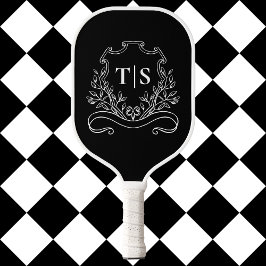 Black & White Monogram Classic Crest