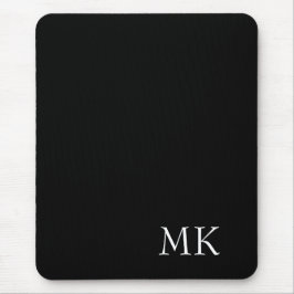 Black White Monogram Musmatta