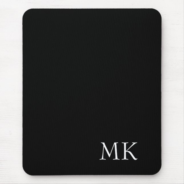 Black White Monogram Musmatta (Framsidan)