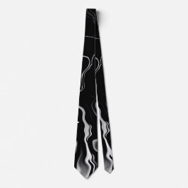 Black & White Mönster Clasy Neck Tie Slips