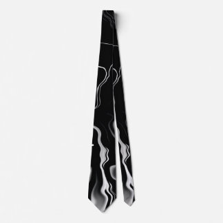 Black & White Mönster Clasy Neck Tie Slips