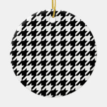 Black & White Mönster Ornament