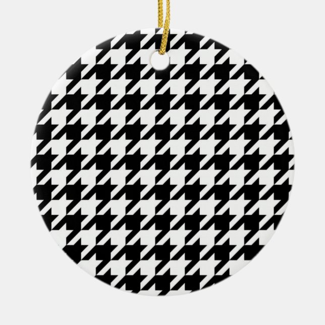 Black & White Mönster Ornament (Framsidan)