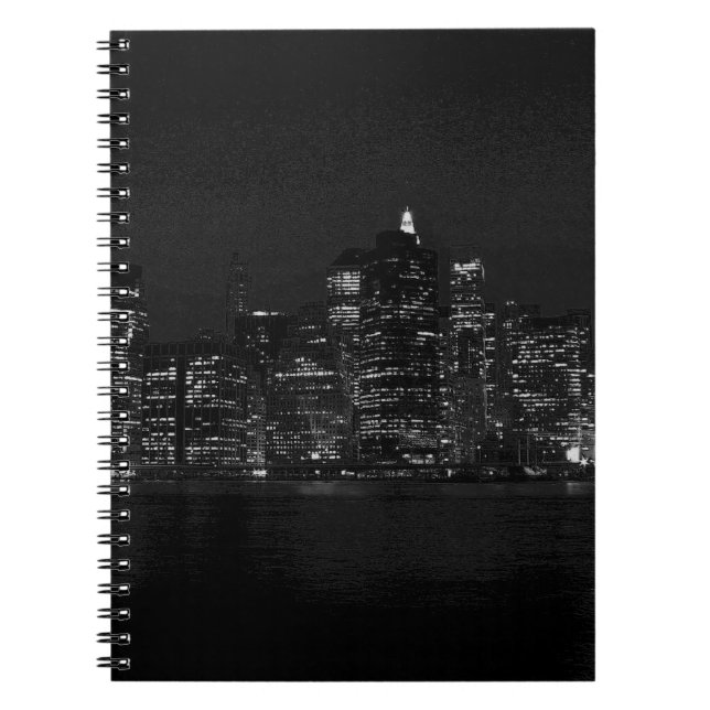 Black & White New York City Anteckningsbok (Framsidan)