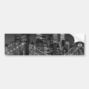 Black & White New York City Bildekal
