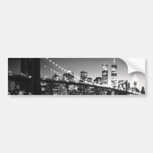 Black & White New York City Bildekal