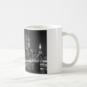 Black & White New York City Kaffemugg