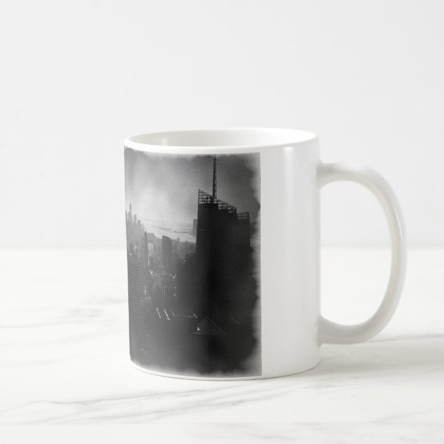 Black & White New York City Kaffemugg (Höger)