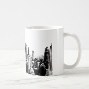 Black & White New York City Kaffemugg