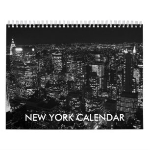 Black White New York City Kalender