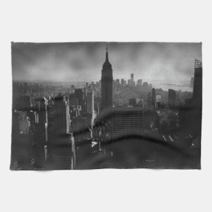 Black & White New York City Kökshandduk