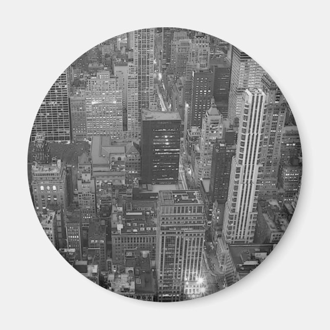 Black & White New York City Magnet (Framsidan)