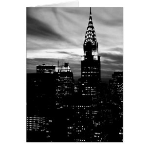 Black & White New York City Midtown Hälsningskort