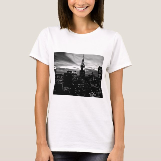 Black & White New York City Midtown Tee (Framsida)