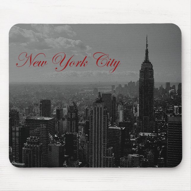 Black White New York City Musmatta (Framsidan)