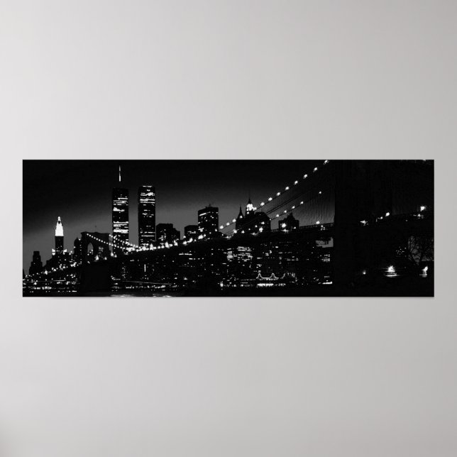 Black & White New York City Poster (Framsidan)