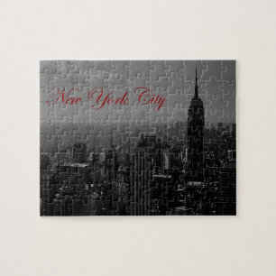 Black White New York City Pussel