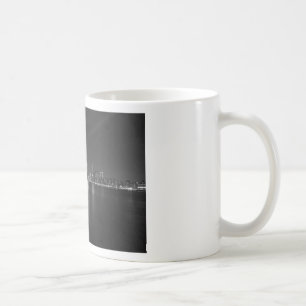 Black White New York City Skyline Kaffemugg