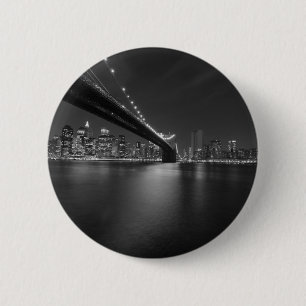 Black White New York City Skyline Knapp