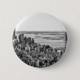 Black White New York City Skyline Knapp