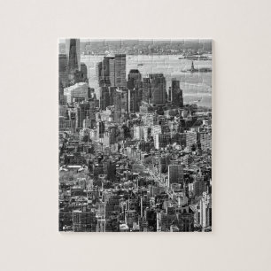 Black White New York City Skyline Pussel