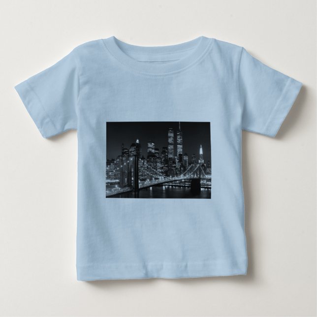 Black & White New York City T Shirt (Framsida)