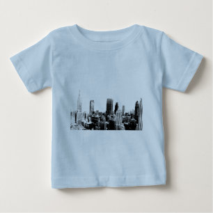 Black & White New York City T Shirt