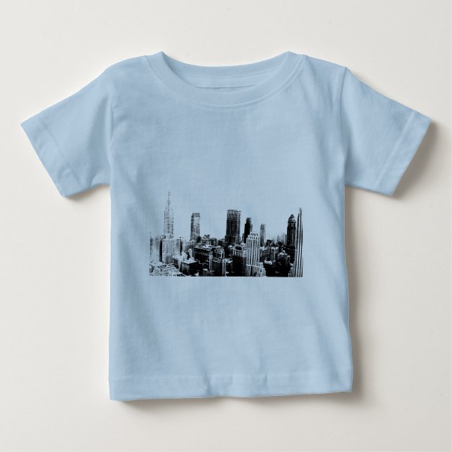 Black & White New York City T Shirt (Framsida)