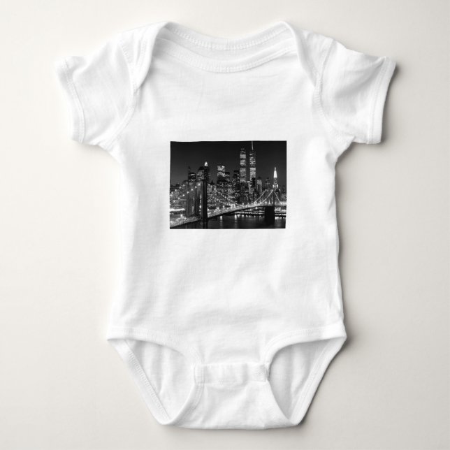 Black & White New York City T Shirt (Framsida)